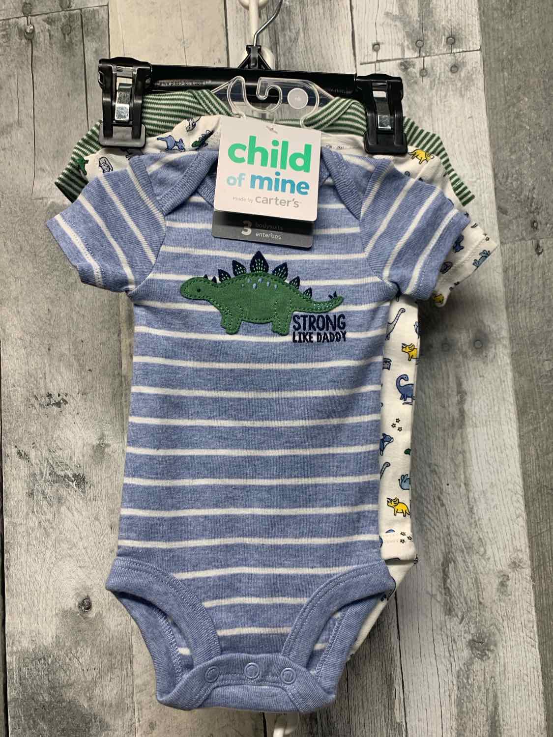 Size Newborn Blue/Green Carter's Bodysuit
