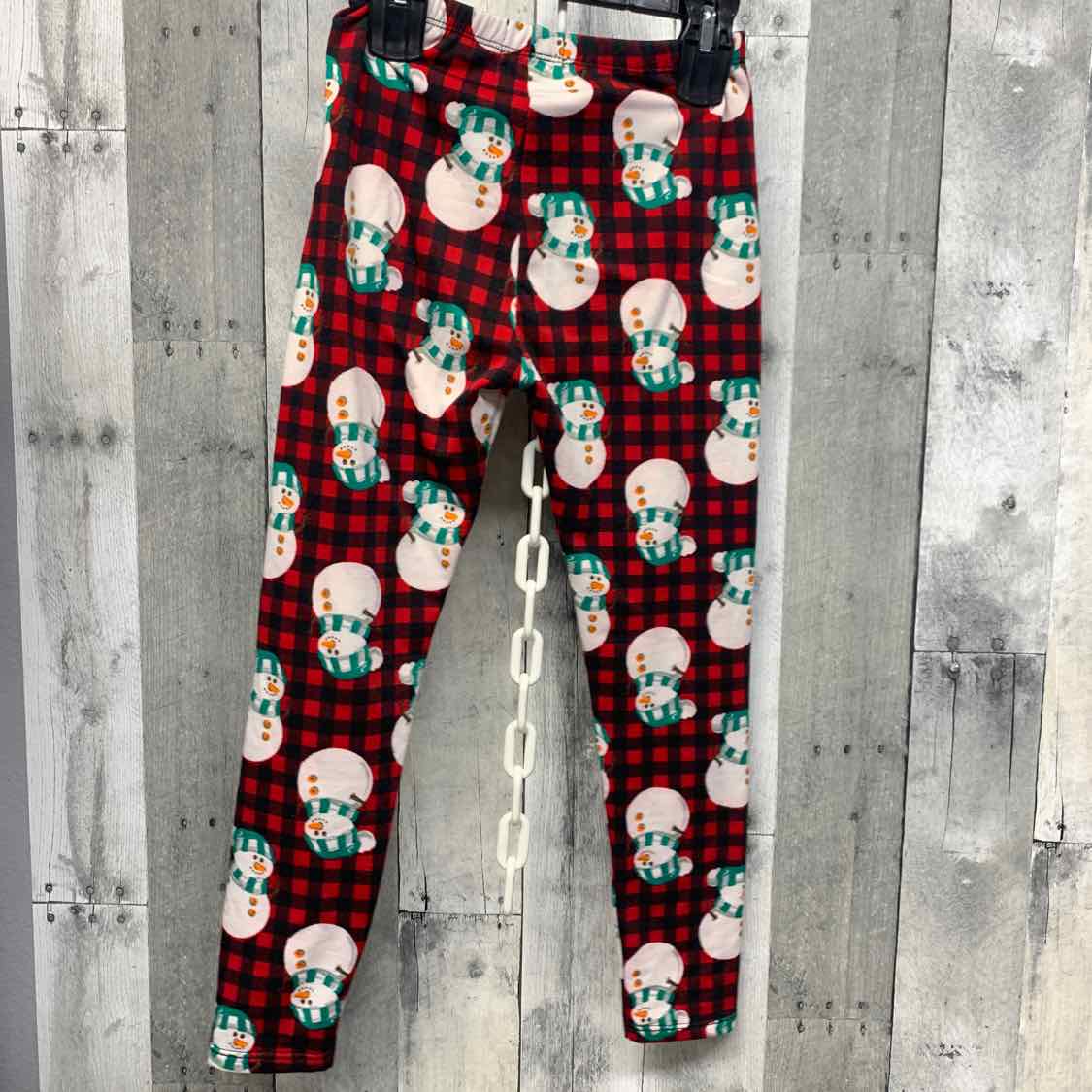 Size Medium Red/Black Holiday Brands Leggings