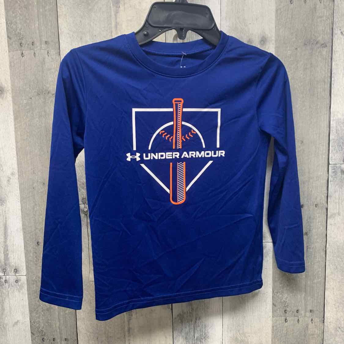 Size 5 Blue Graphic Sport Brand Long Sleeve Shirt