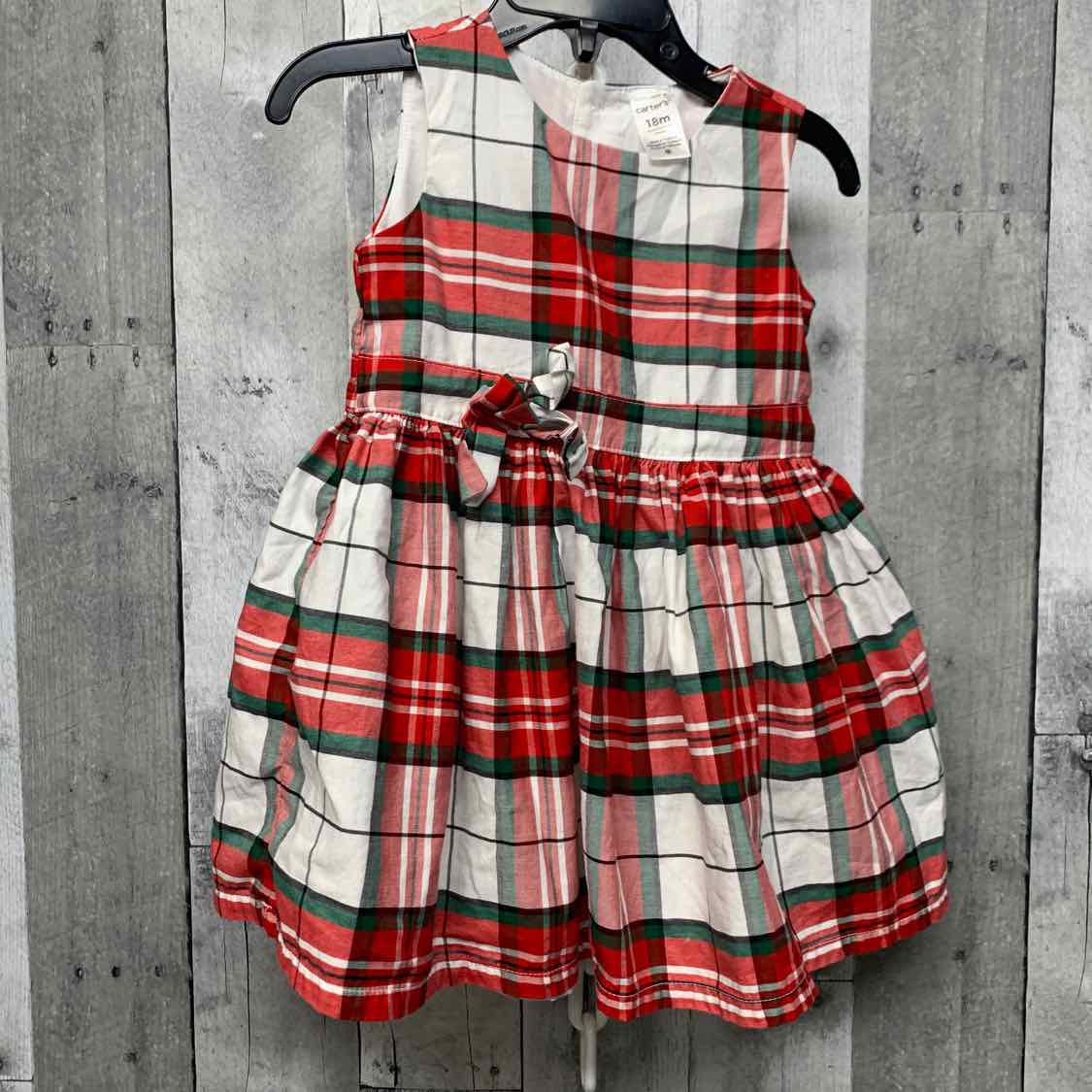 Size 18 Months Red/Green Carter's Dress