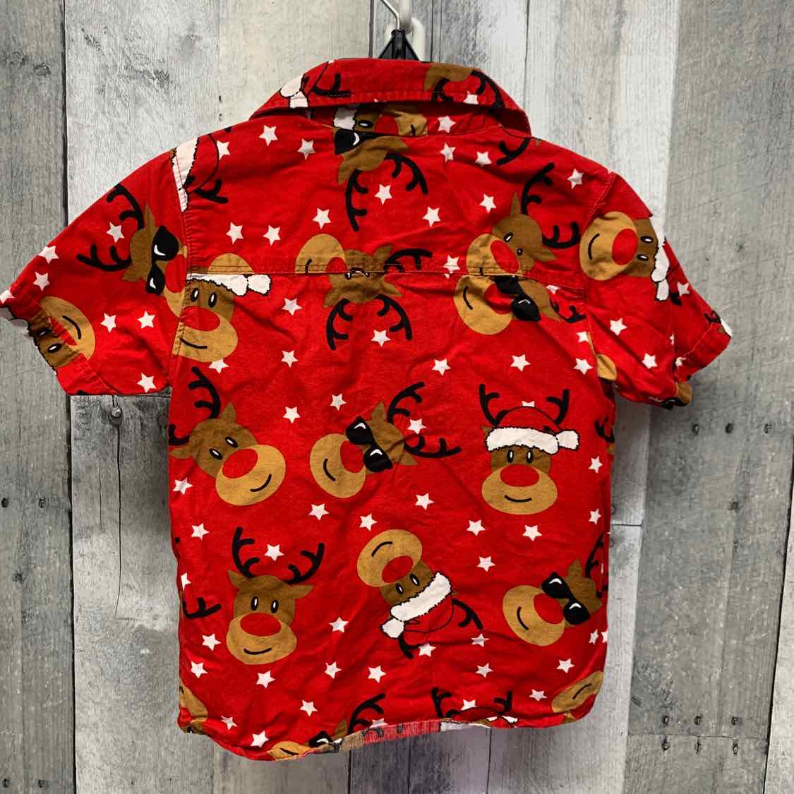 Size 2T Red B Brand Button Up