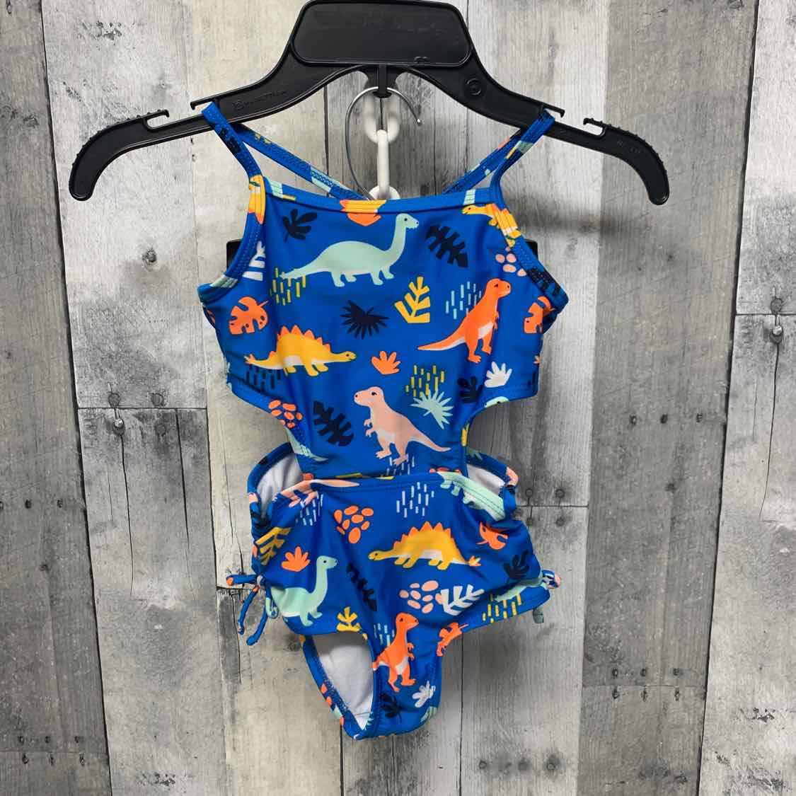 Size 4T Blue Print Cat & Jack Swim Suit - 1pc