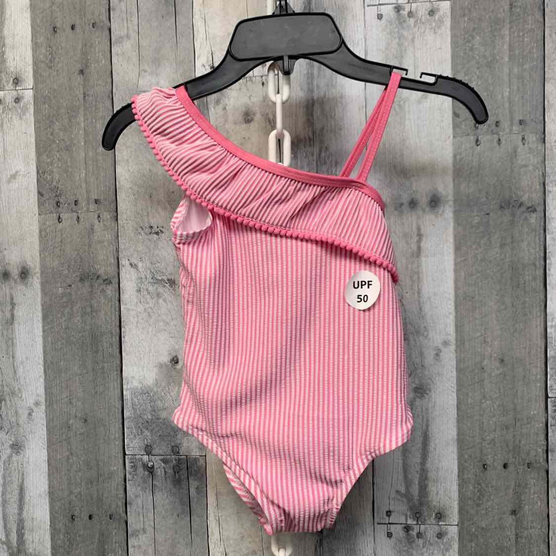 Size 4/5 Pink/White B Brand Swim Suit - 1pc - OodlesCB