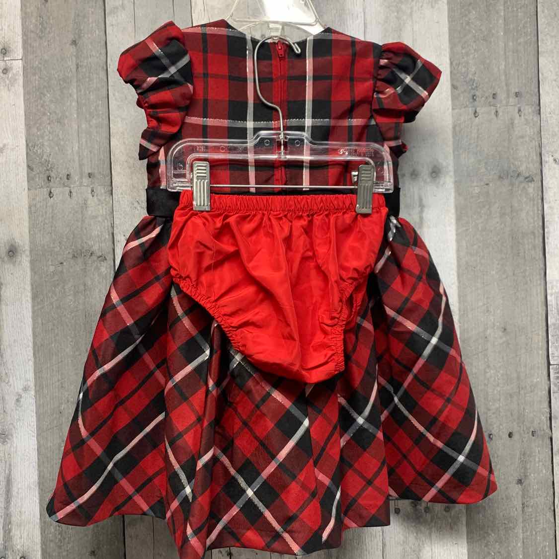 Size 24 Months Red/Black Bonnie Jean/Baby Dress - Party