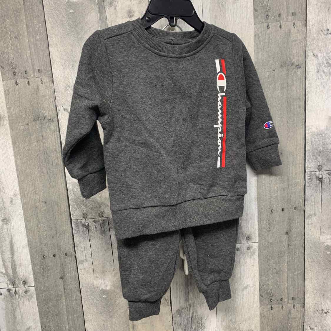 Size 18 Months Gray/Red Champion Sweats - 2pc
