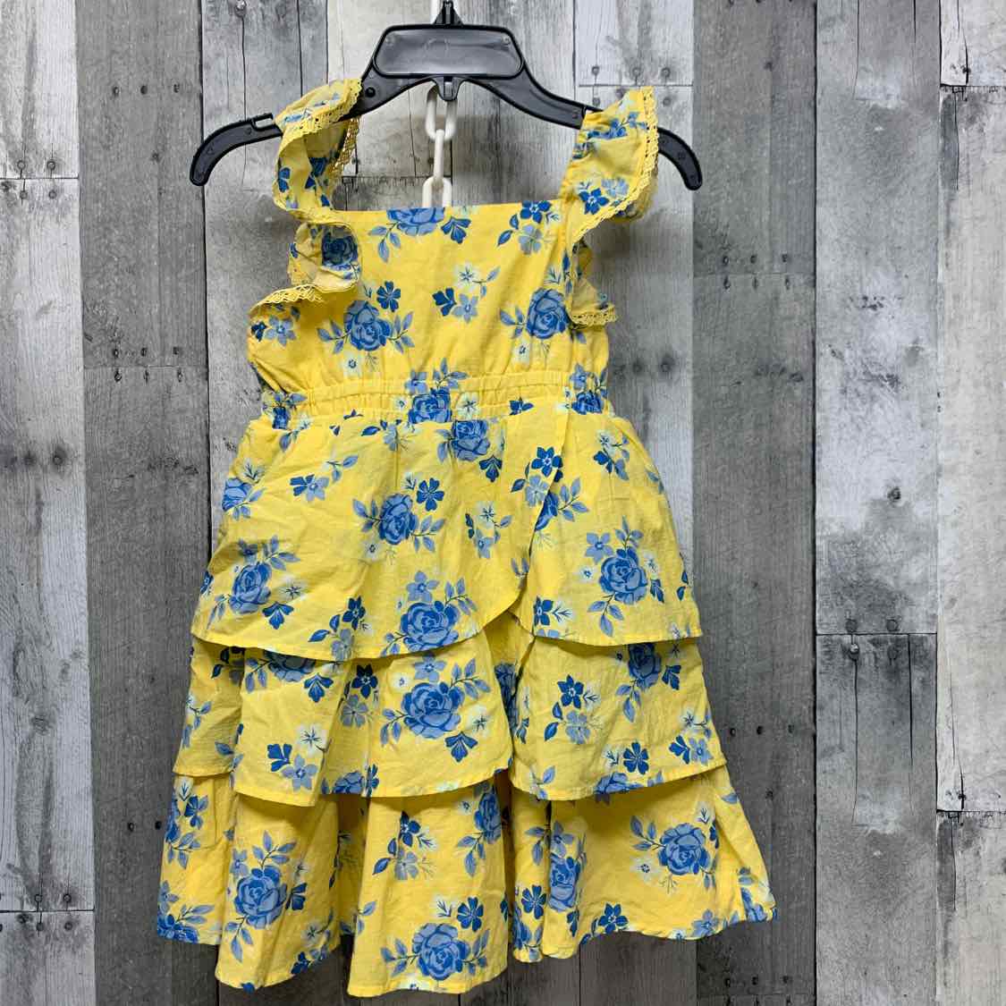 Size 6 Yellow/Blue Tommy Bahama Dress - OodlesCB