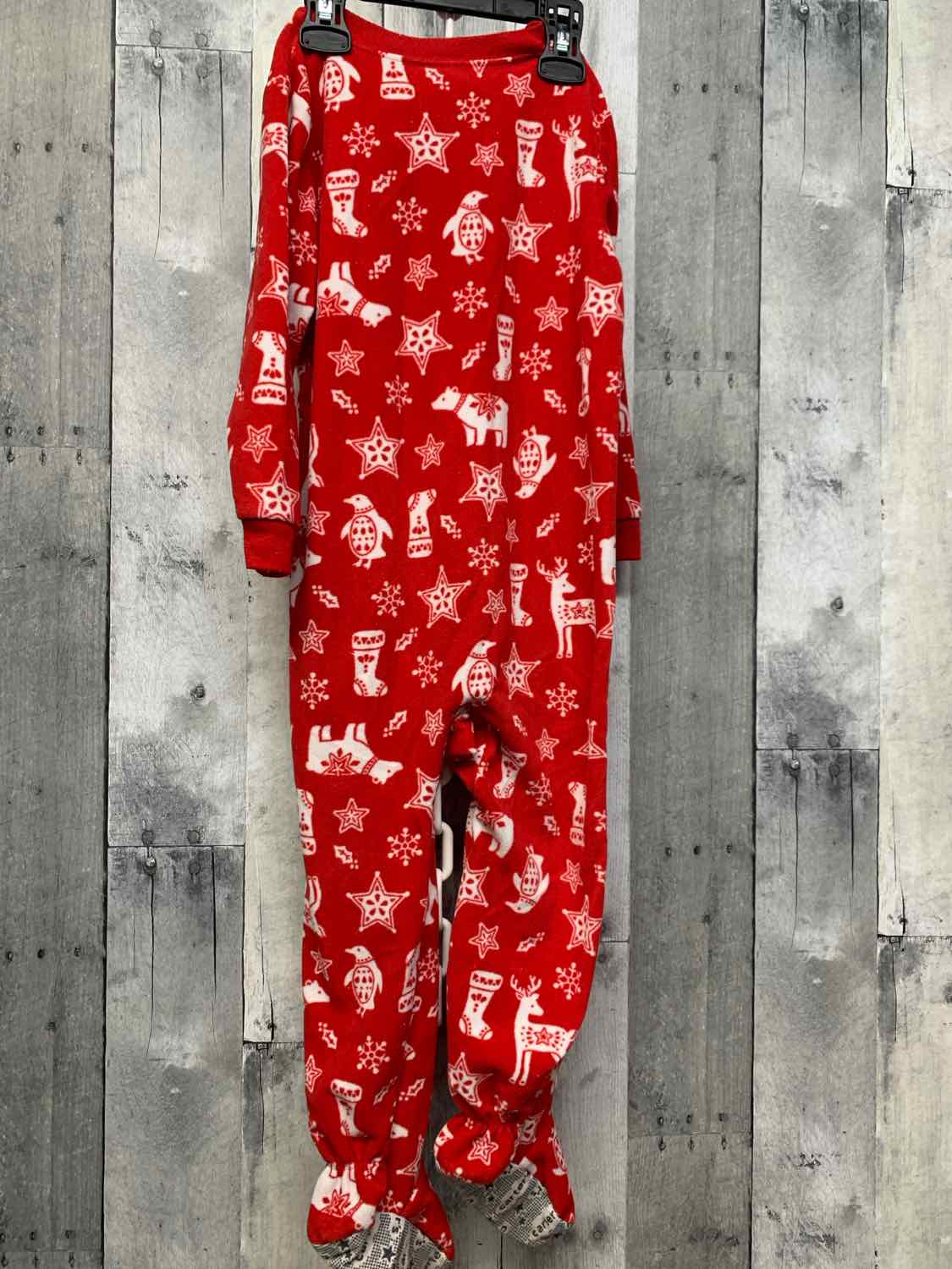 Size 3T Red Graphic Carter's Footy PJs