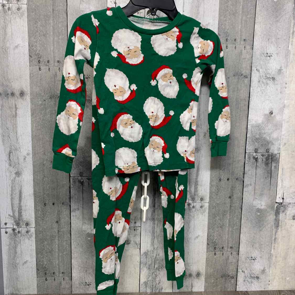 Size 6 Green Print Just One You 2pc PJs