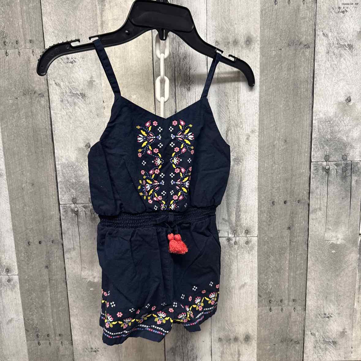 Size 4T Navy/Pink B Brand Romper