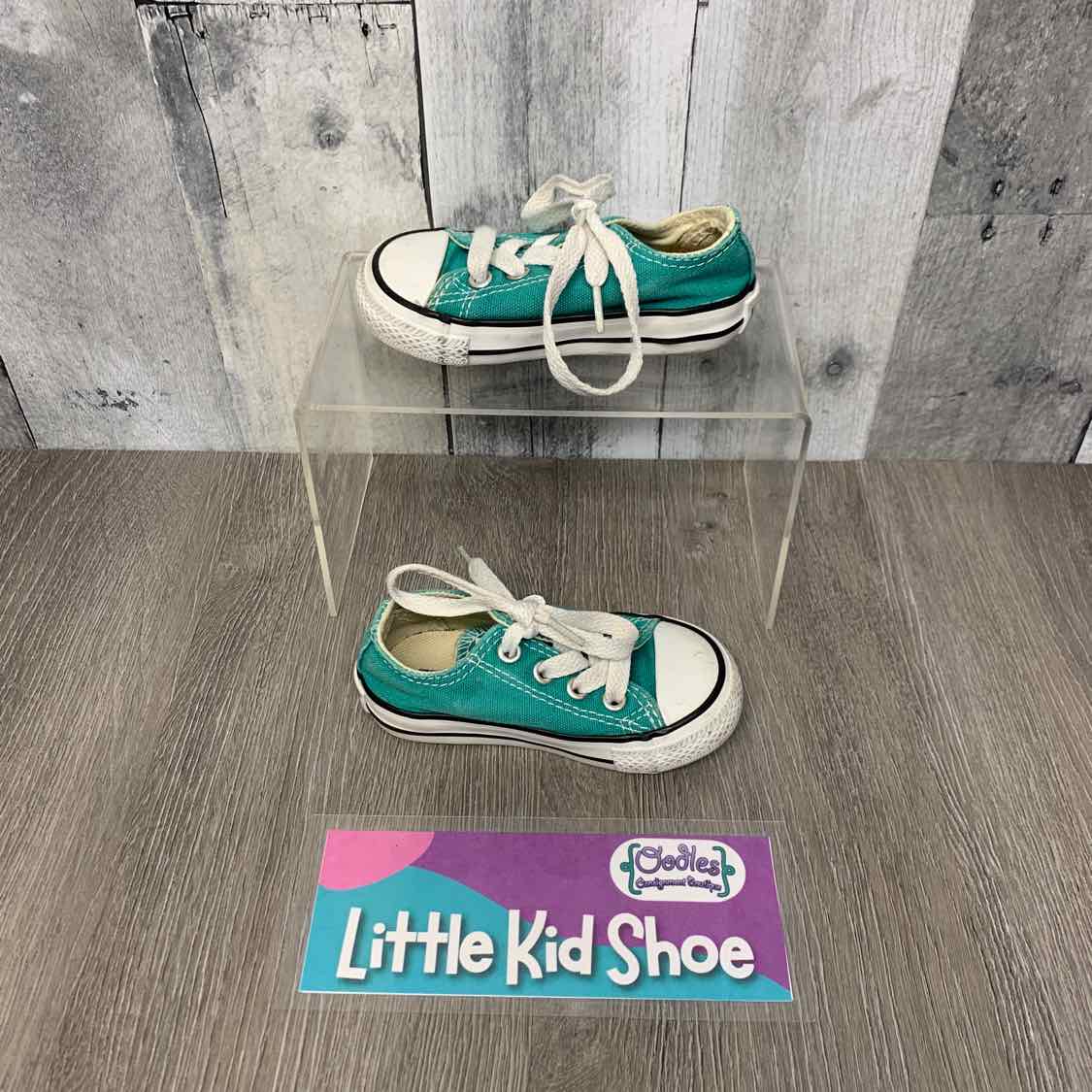 Size 5 Teal/White Converse Sneakers