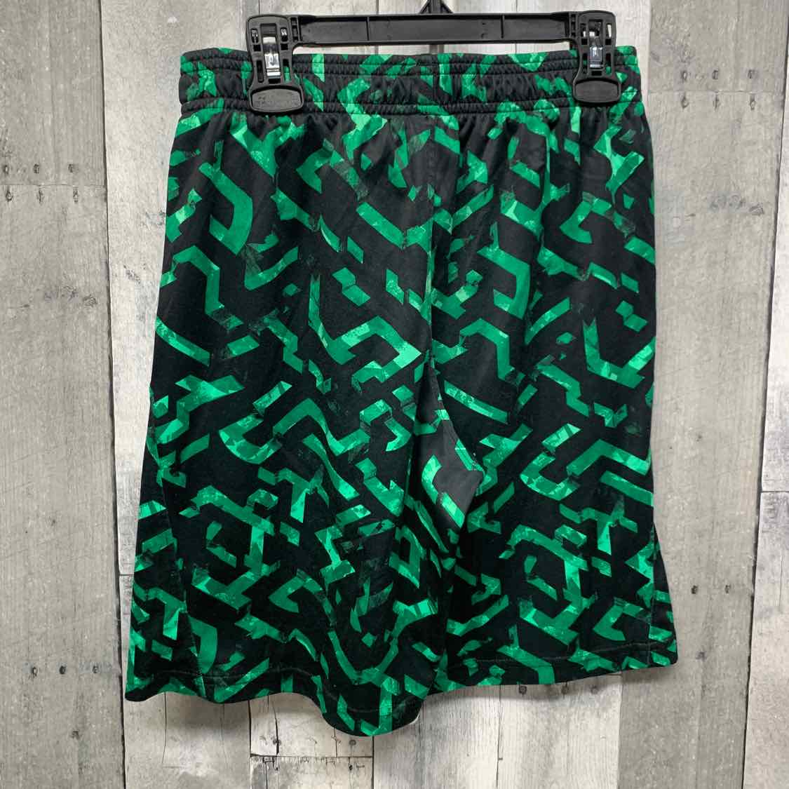 Size Large Black/Green Sport Brand Shorts - Athletic