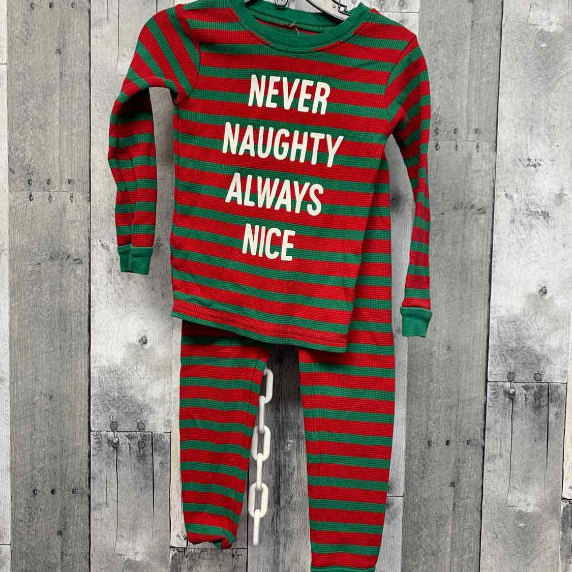 Size 3T Green/Red Carter's 2pc PJs