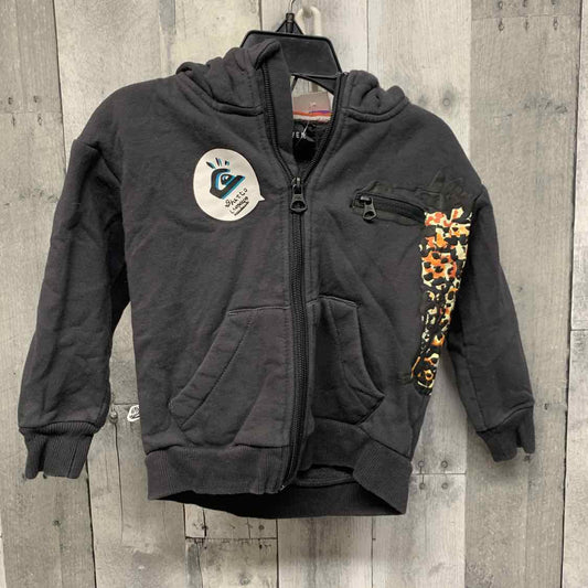 Size 2 Gray Quiksilver Light Jacket