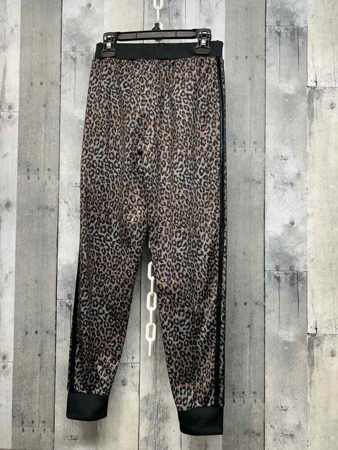 Size 10/12 Tan Animal Print Sport Brand Athletic Pants