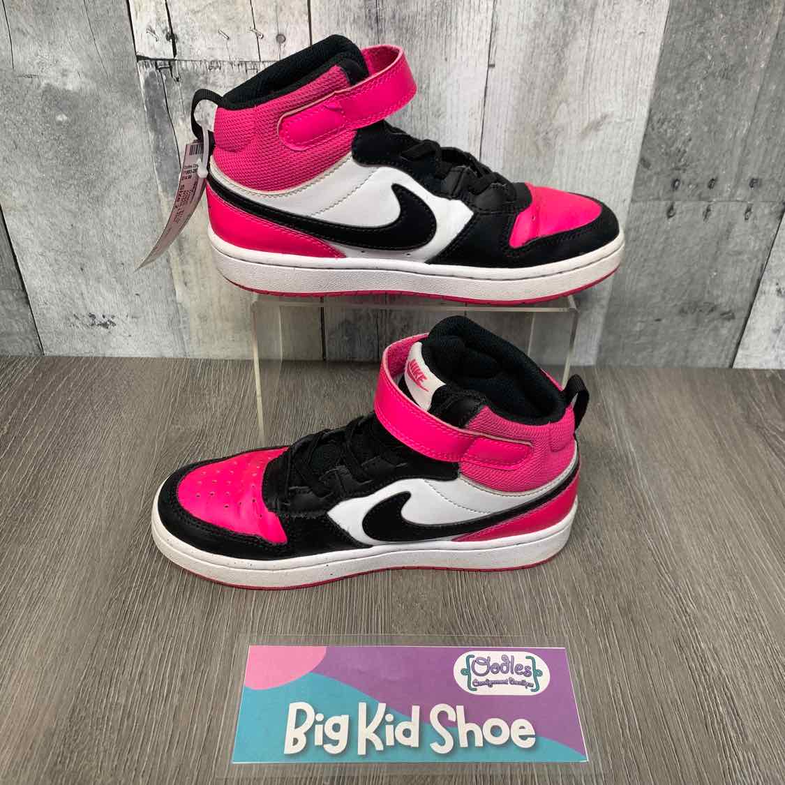 Size 2 Pink/Black Sport Brand Sneakers