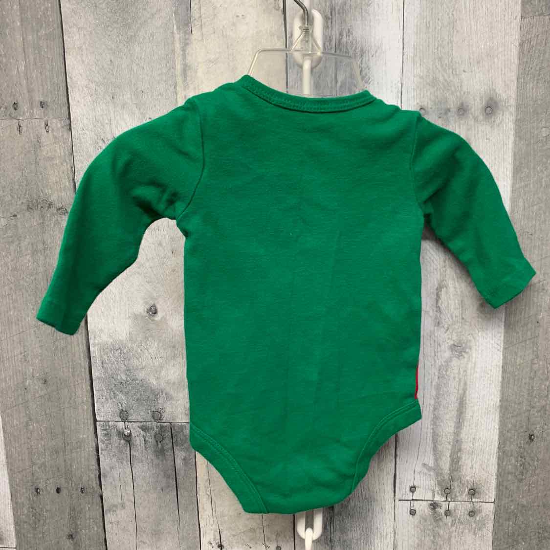 Size 0-3 Months Red/Green Holiday Brands Bodysuit