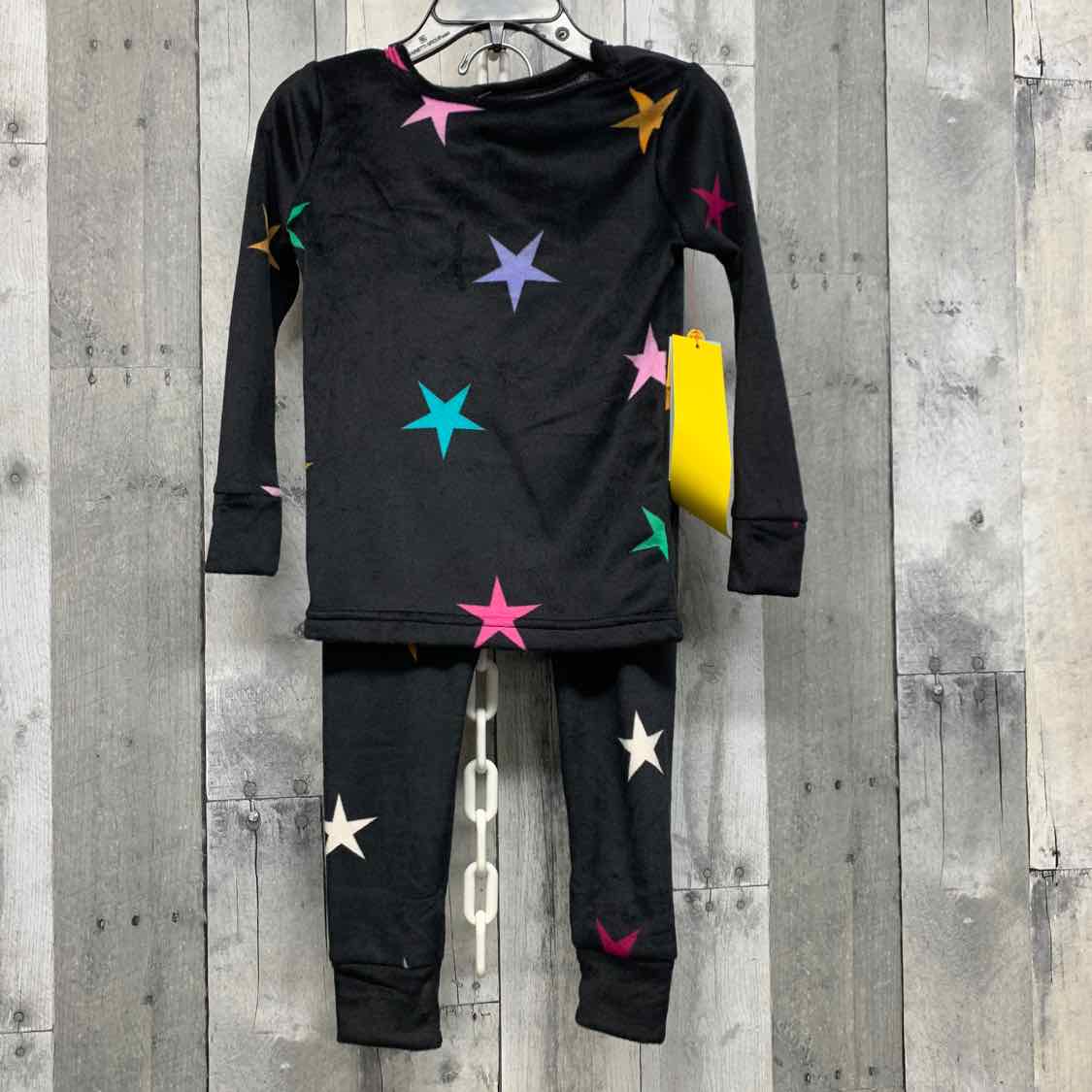 Size 3T Black Print Cat & Jack 2pc PJs