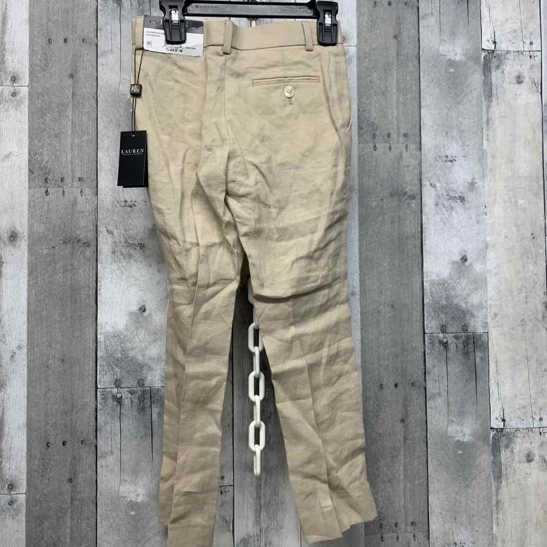 Size 7 Tan Ralph Lauren Pants