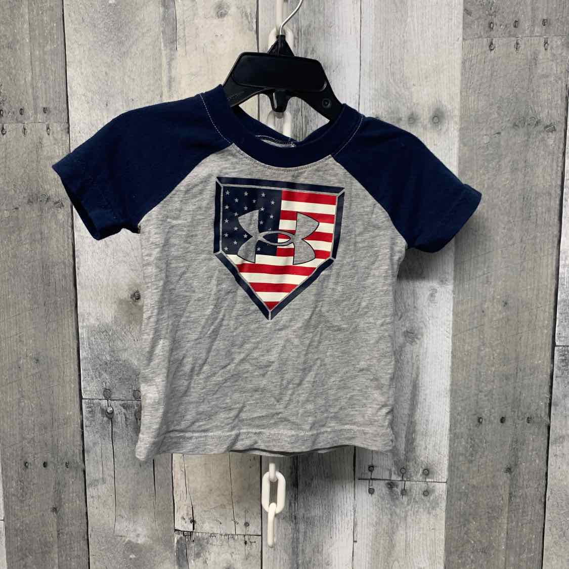 Size 12 Months Gray Graphic Sport Brand T Shirt