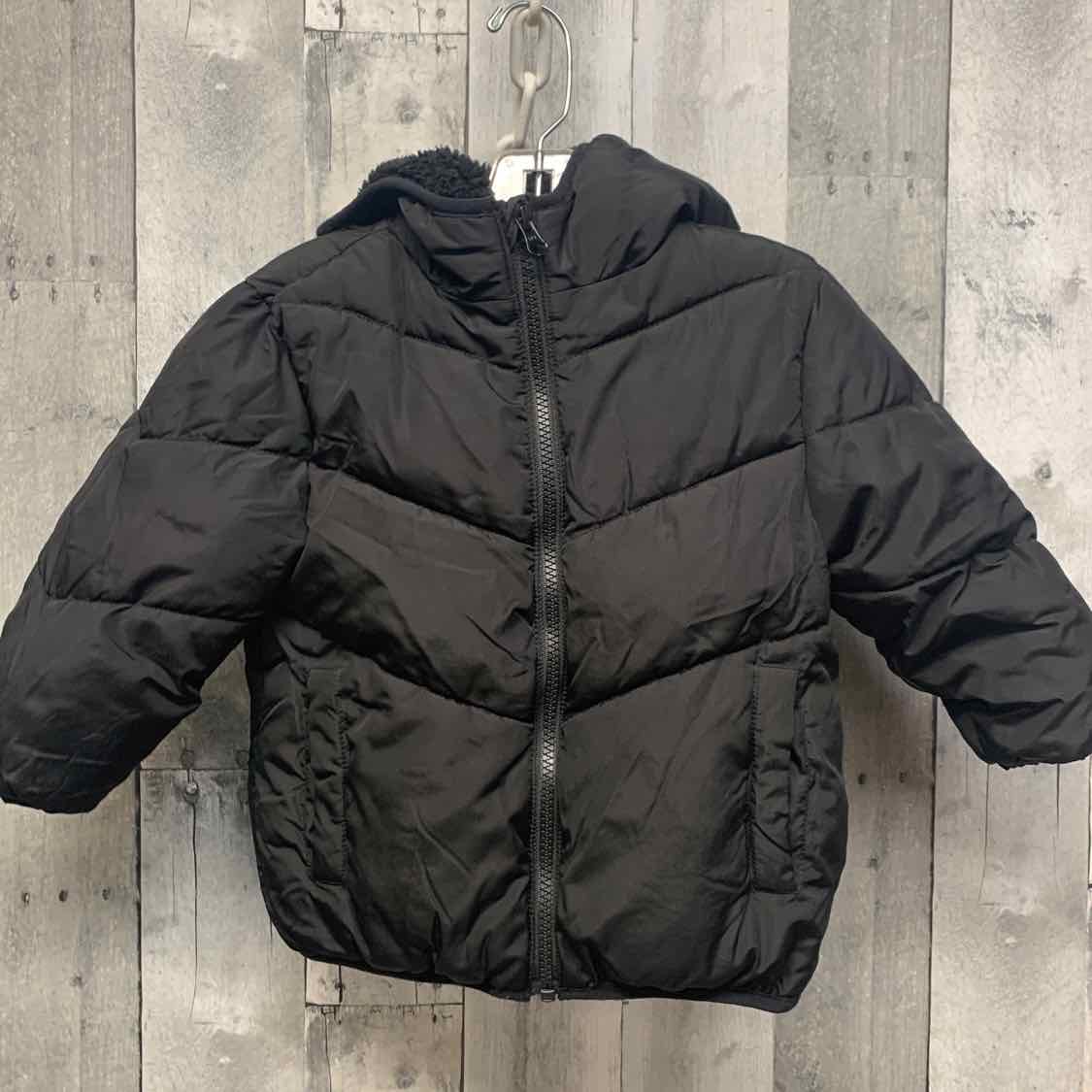 Size 2T Black Swiss Cross Heavy Jacket