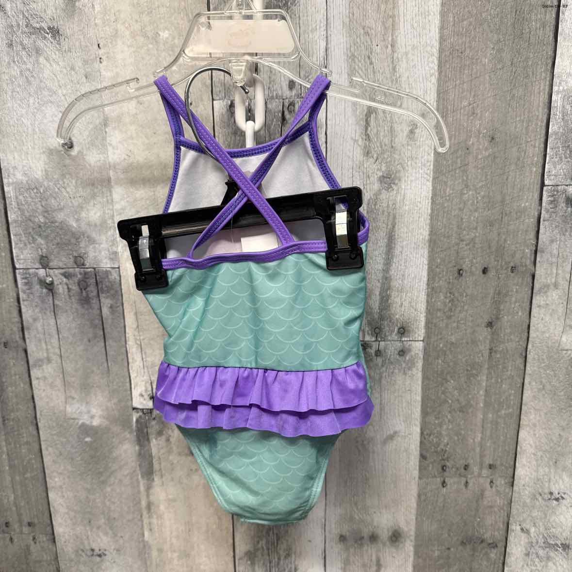 Size 12 Months Teal/Purple Disney Swim Suit - 1pc - OodlesCB