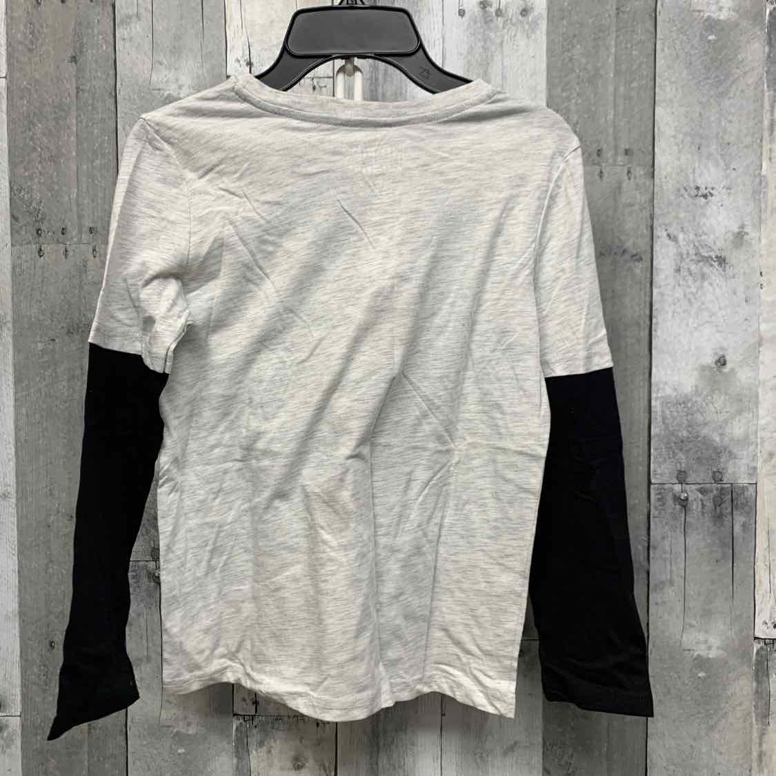 Size 8 Gray Jumping Beans Long Sleeve Shirt
