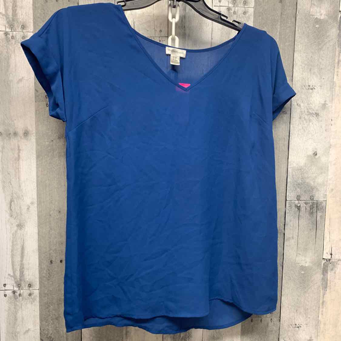 Size XS Blue Motherhood Short Sleeve Top