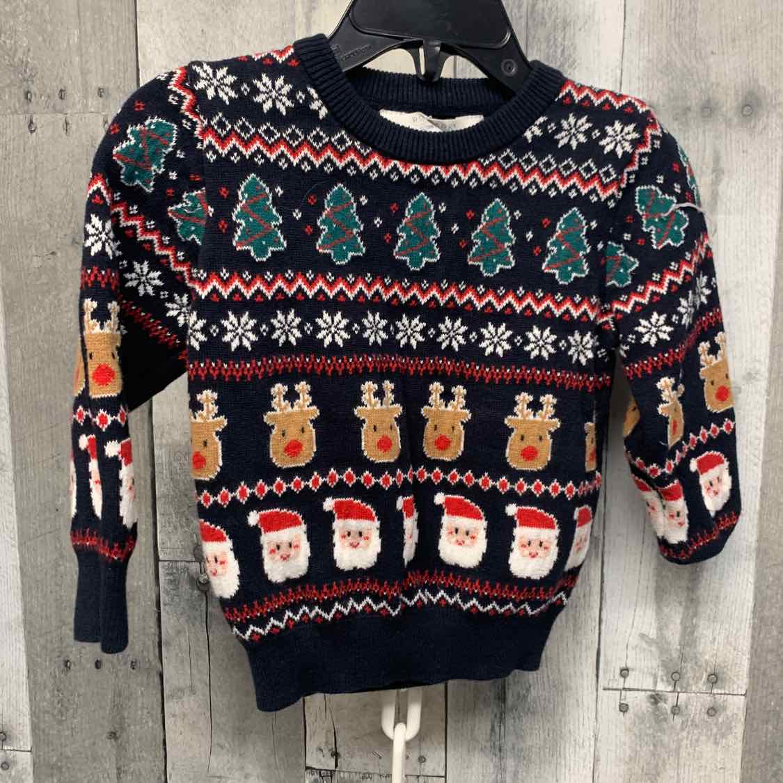Size 12-18 Months Navy Print B Brand Sweater
