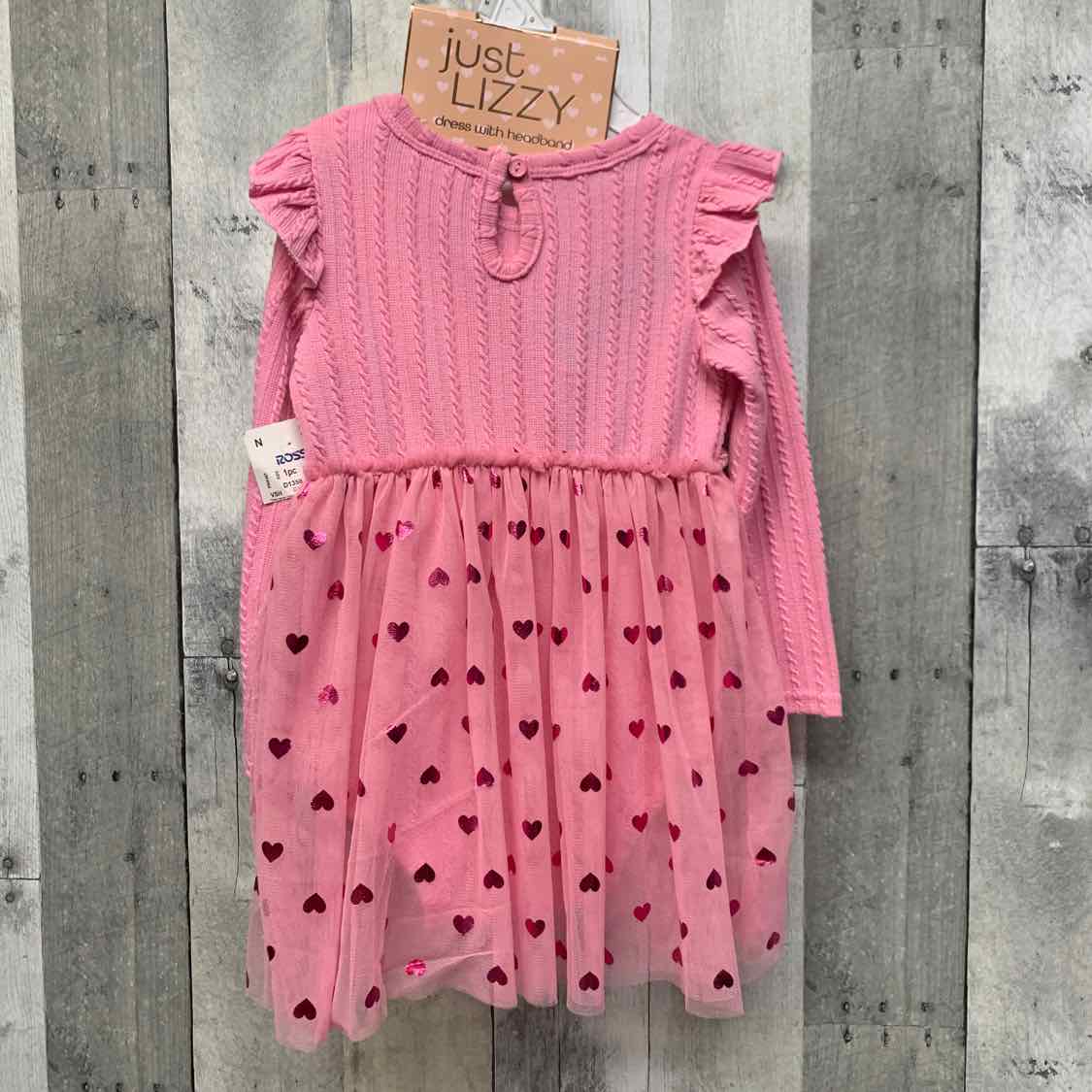 Size 24 Months Pink B Brand LS Dress