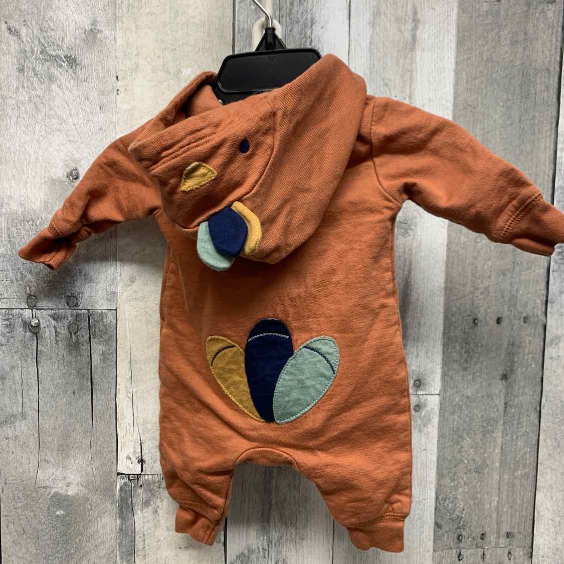 Size Newborn Brown Just One You Romper