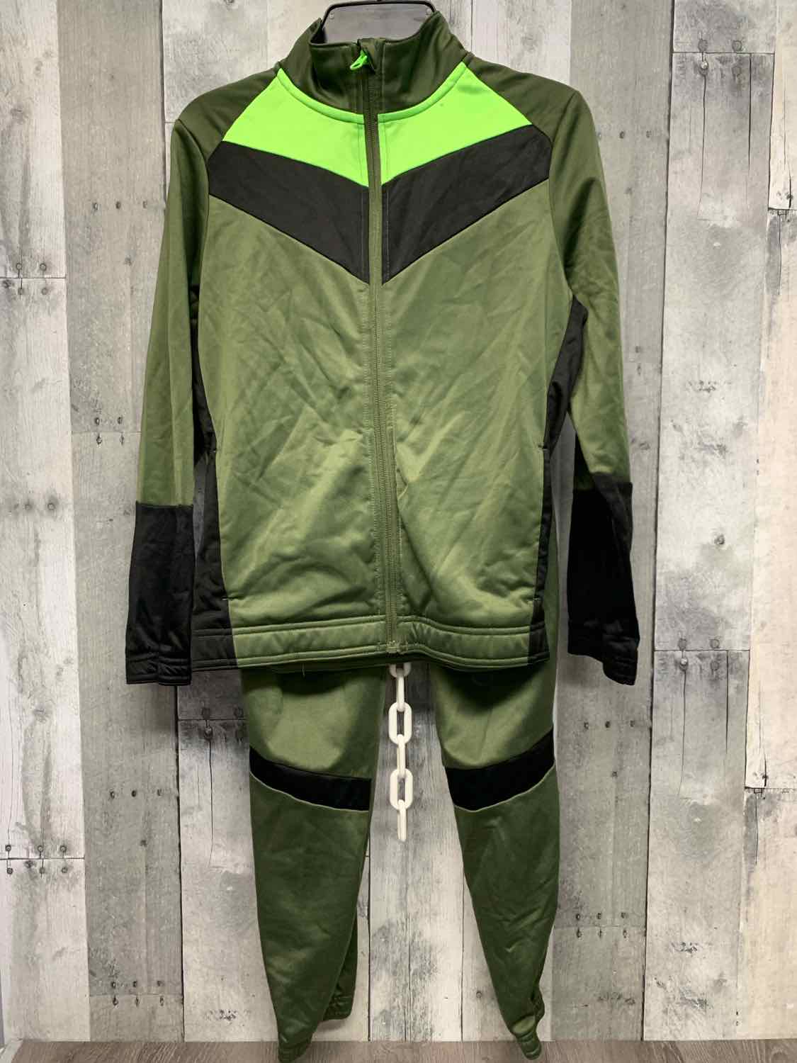 Size 10/12 Green Athletic Works Jacket/Pants