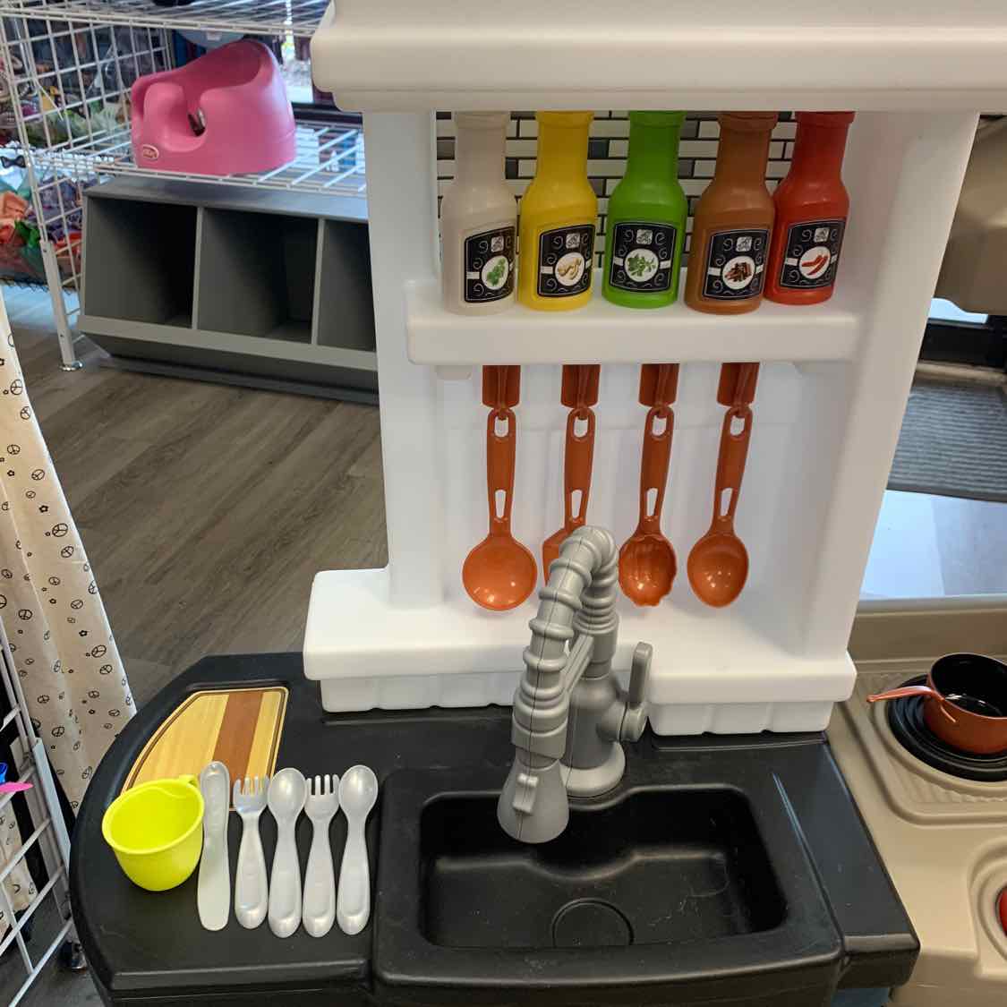 Step2 Black/Gray Kitchen Set