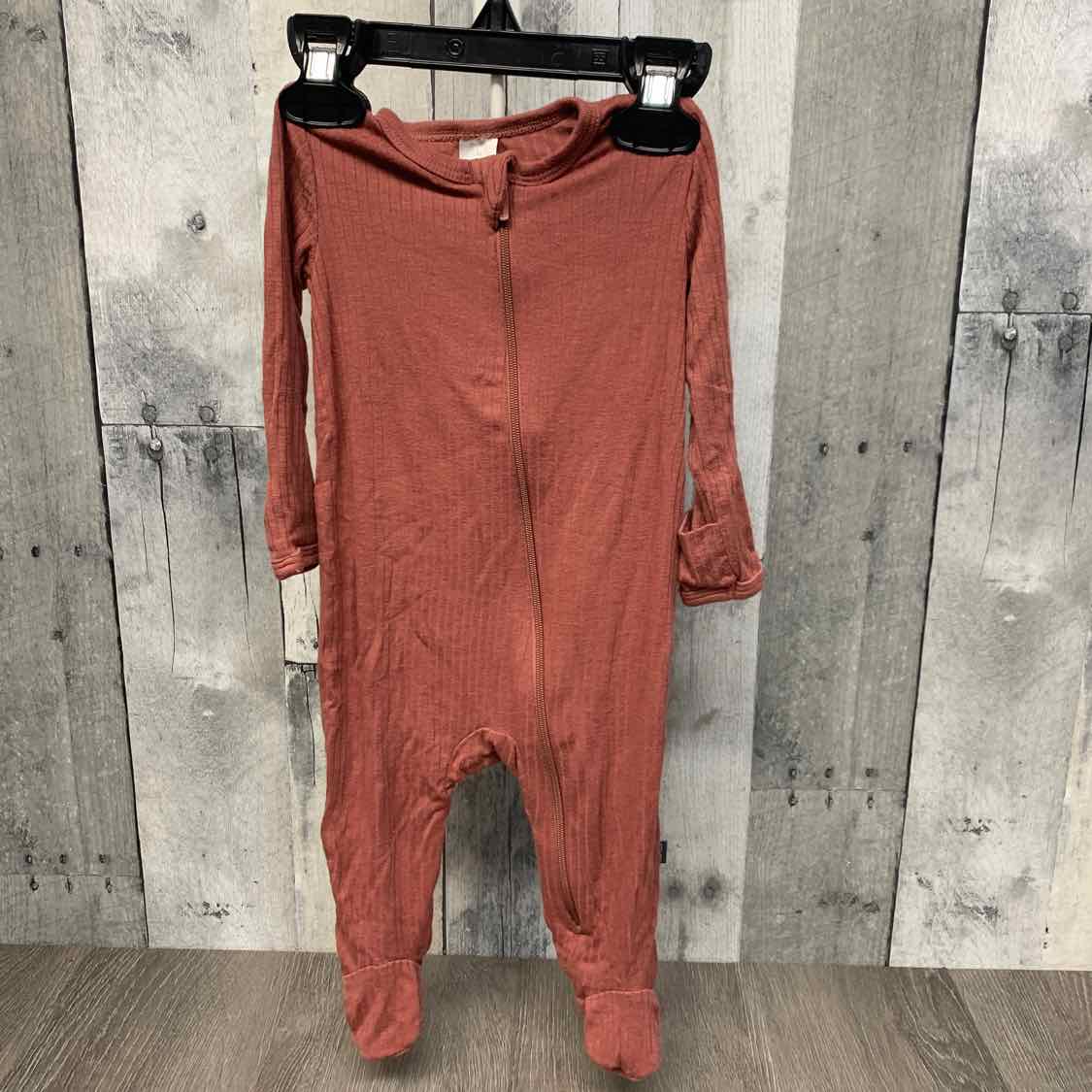 Size 0-3 Months Red Modern Moments by Gerber Footy PJs