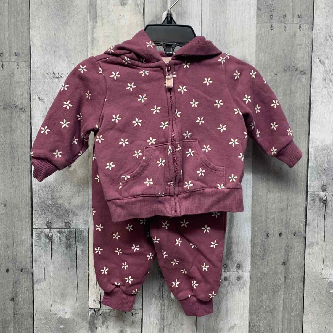 Size 6 Months Purple Carter's Jacket/Pants