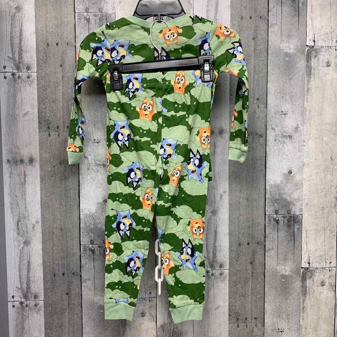 Size 5T Green/Blue Disney 2pc PJs