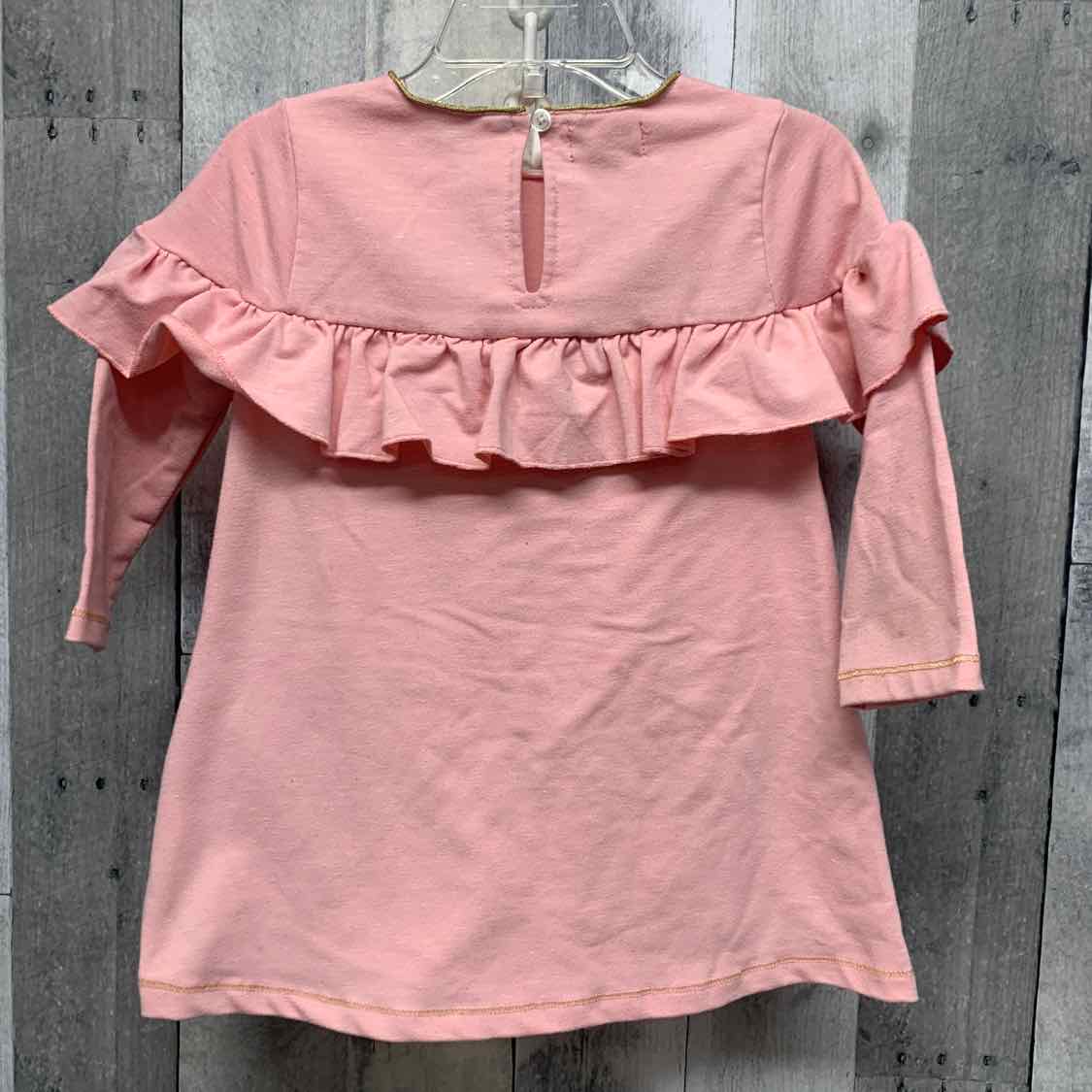 Size 12-18 Months Pink Mud Pie LS Dress