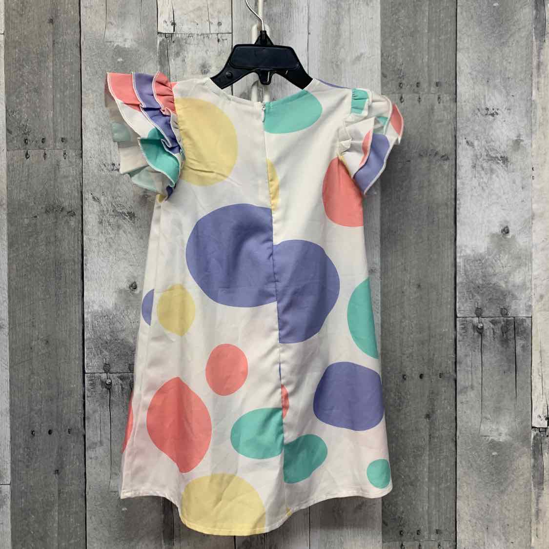 Size 18-24 Months White/Pink B Brand Dress