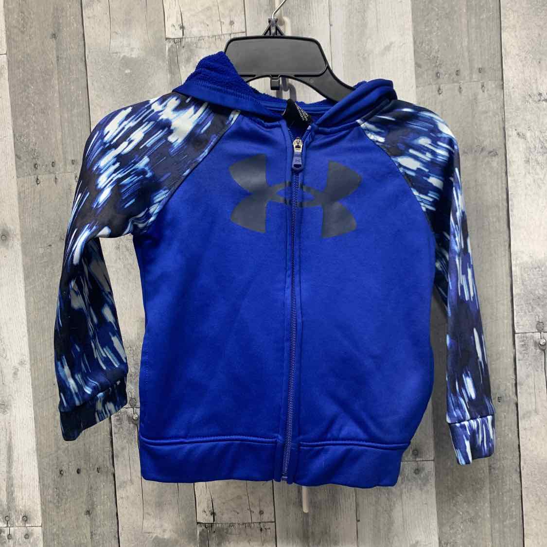 Size 4T Blue/Black Sport Brand Light Jacket