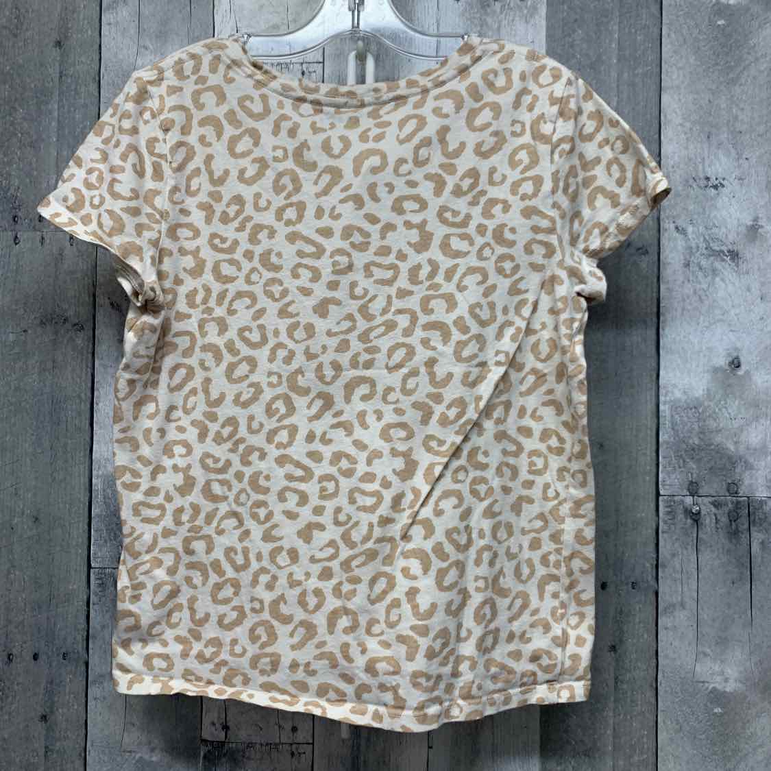 Size 14/16 White/Tan Old Navy T Shirt