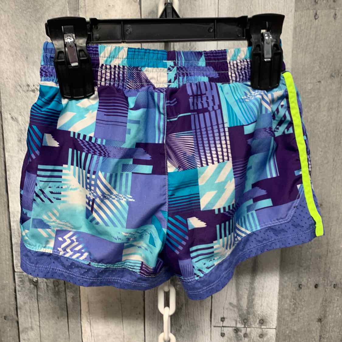 Size 6X Blue/Green Sport Brand Shorts - Athletic