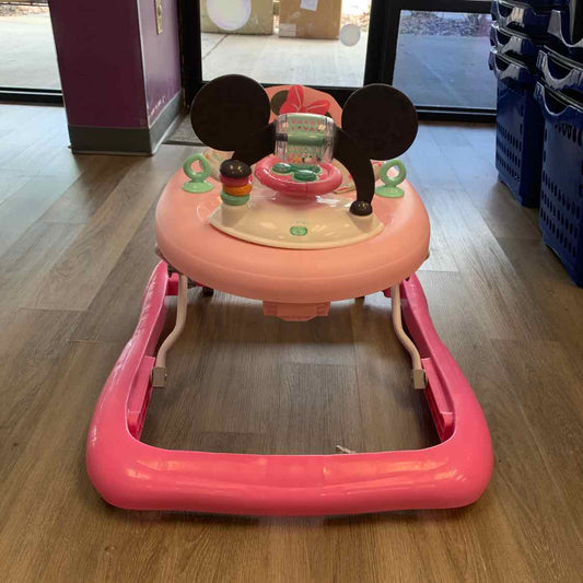 Bright Starts Gray/Pink Minnie Mouse Walker