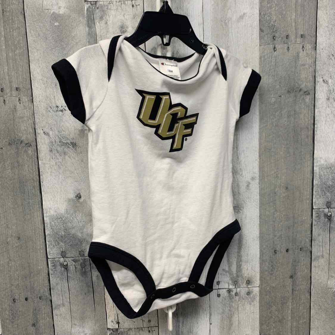 Size 18 Months White/Gold Champion Bodysuit