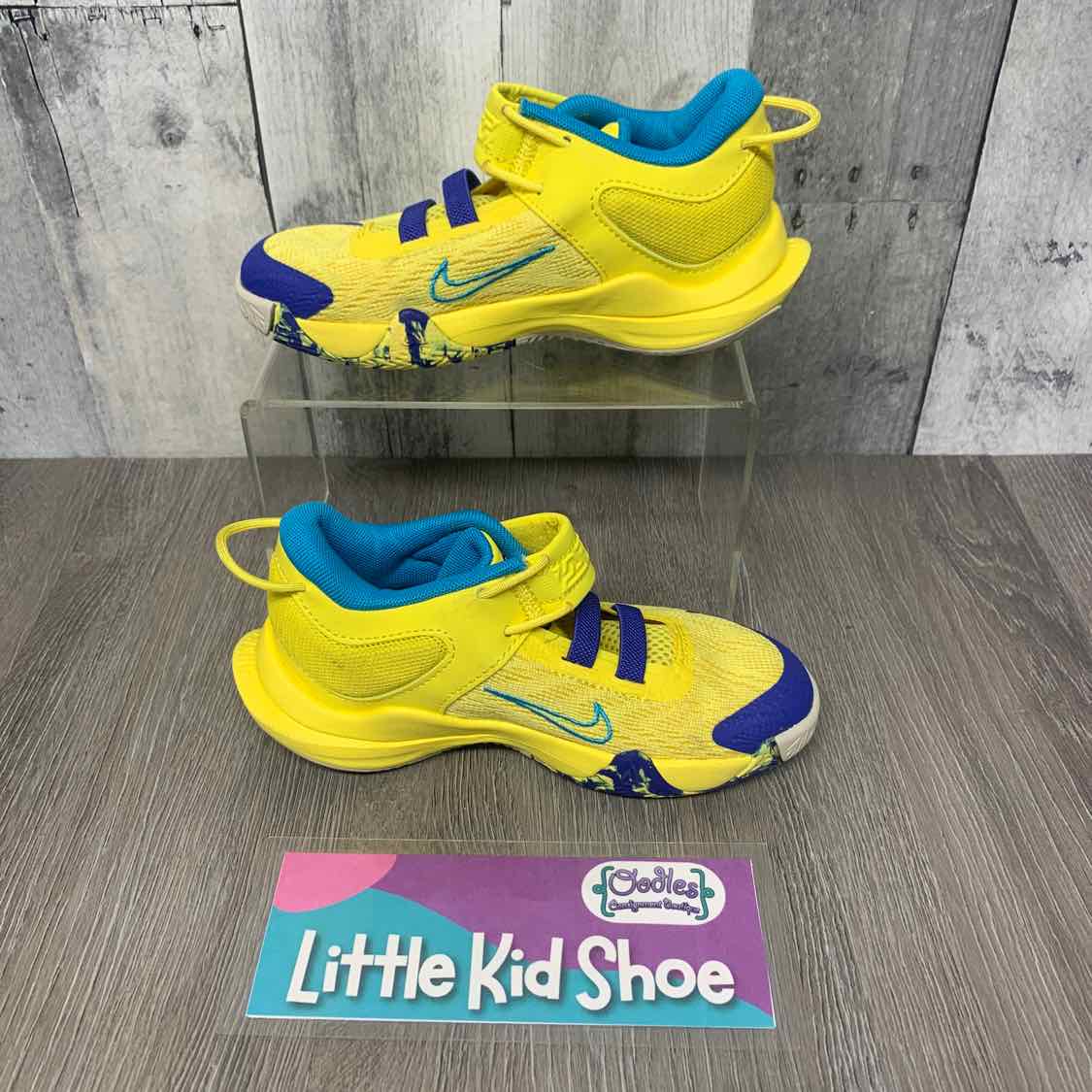 Size 11 Yellow/Blue Sport Brand Sneakers