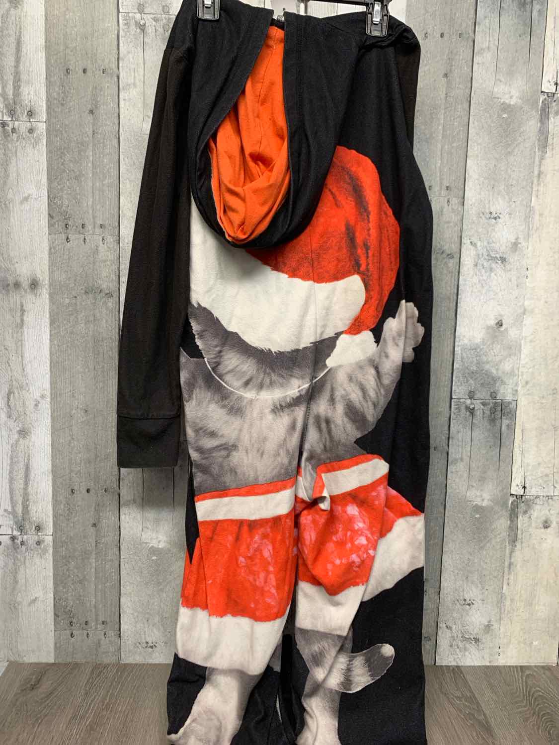 Size 12 Black/Red Justice Footy PJs