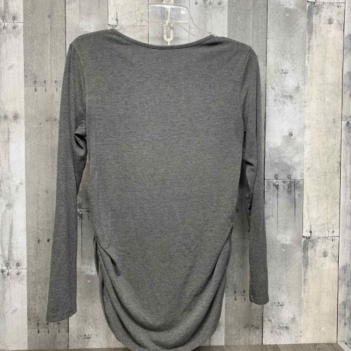 Size S Gray Mid Brand Long Sleeve Top