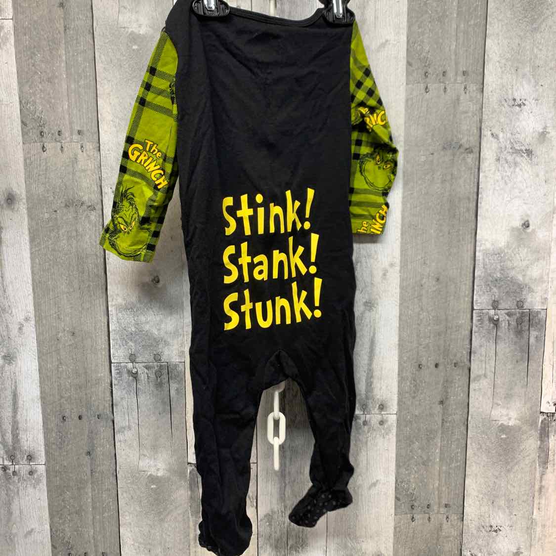 Size 24 Months Black/Green B Brand Footy PJs