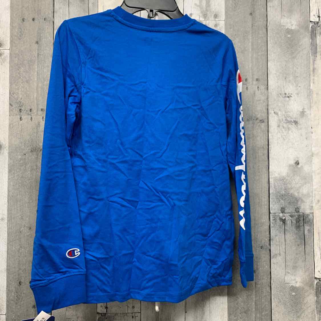 Size Medium Blue Champion Long Sleeve Shirt