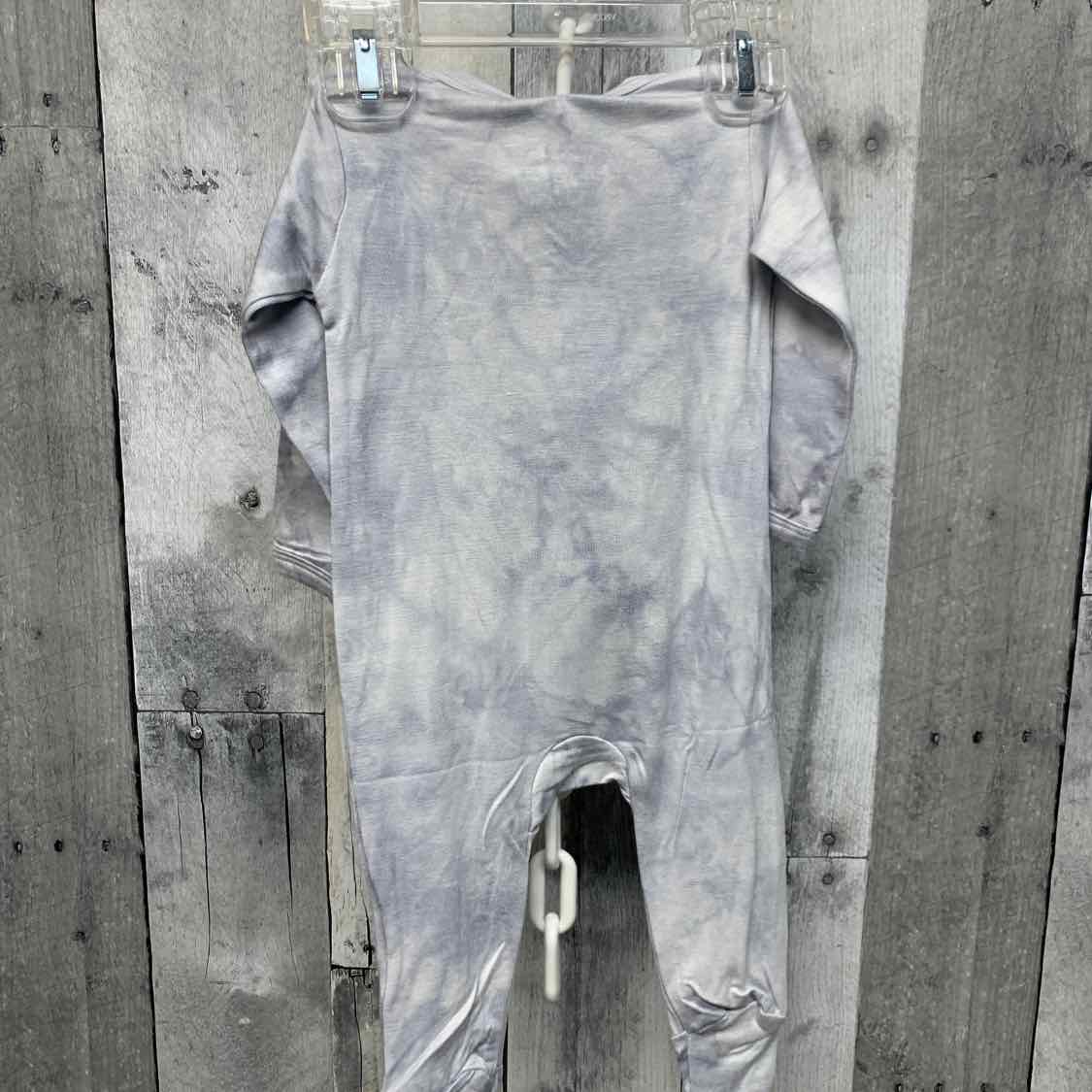 Size 0-3 Months Gray Print Little Buggins Romper