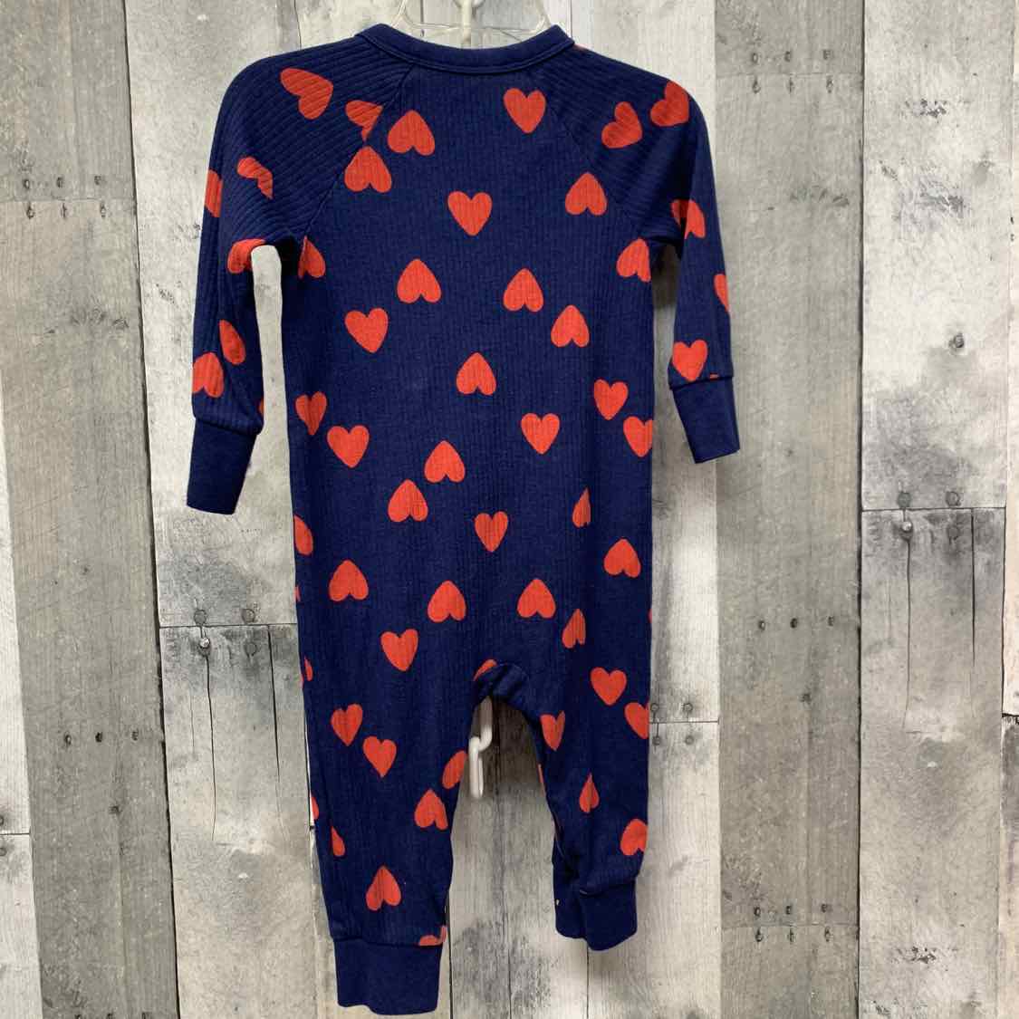 Size 12 Months Navy/Red Cat & Jack Romper
