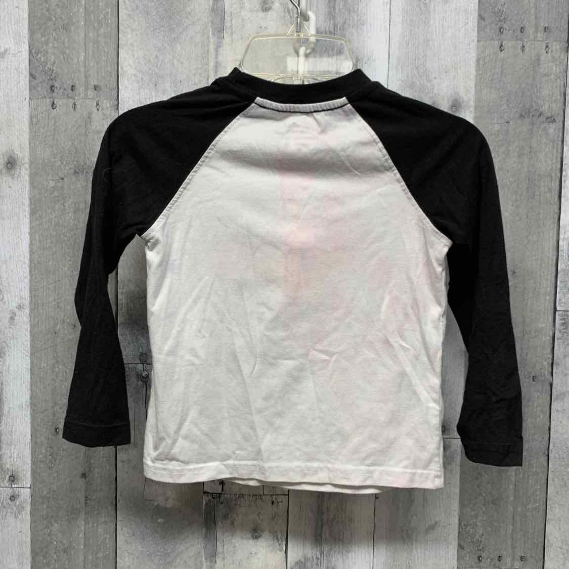 Size 4T Black/White Holiday Brands Long Sleeve Shirt